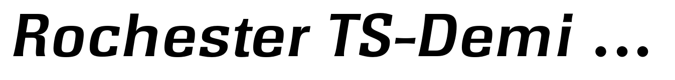 Rochester TS-Demi Bold Italic